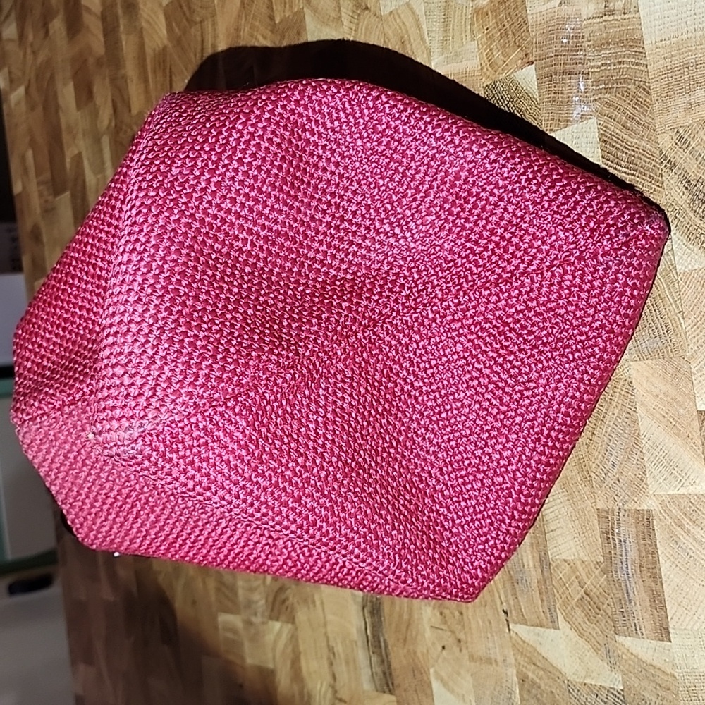 Vintage MCM red Jute Hand bag clutch - Picture 10 of 16